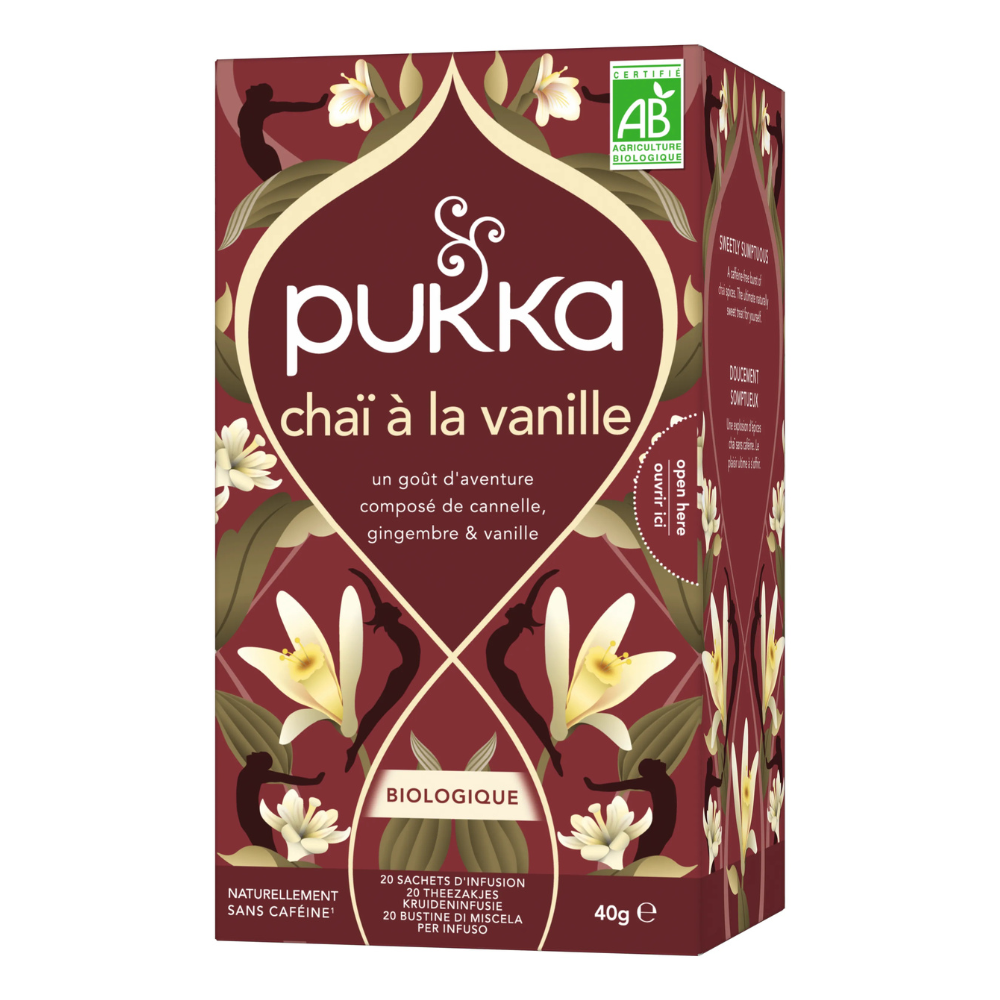 Infusion chaï à la vanille bio x 20