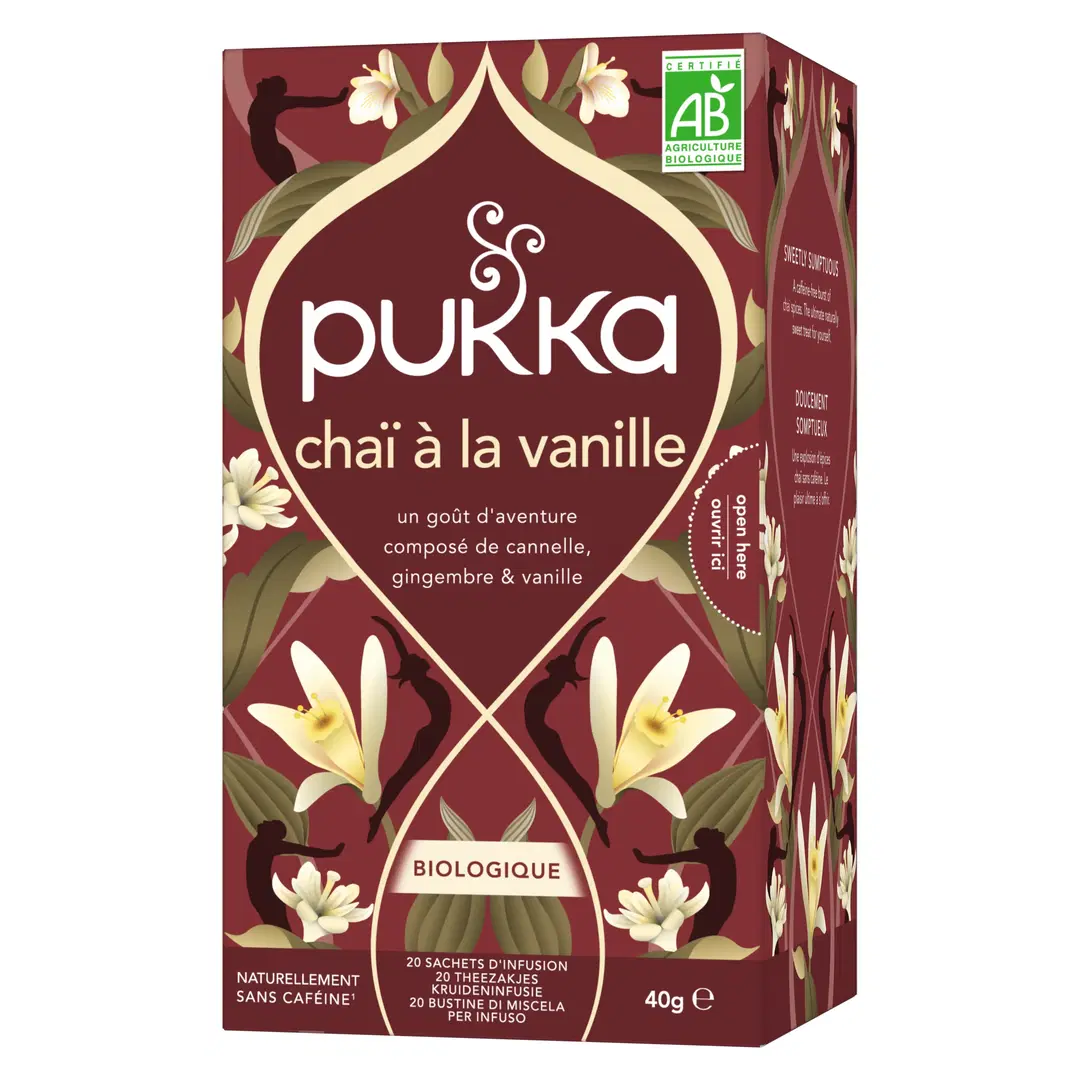 Infusion chaï à la vanille bio x 20