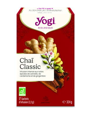 Infusion Classic Chaï - cannelle, cardamome, gingembre bio x 17