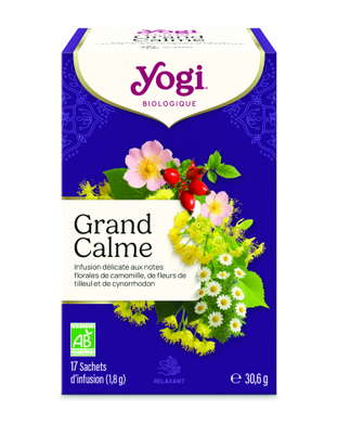 Infusion Grand Calme - tilleul, camomille, cynorrhodon bio x 17