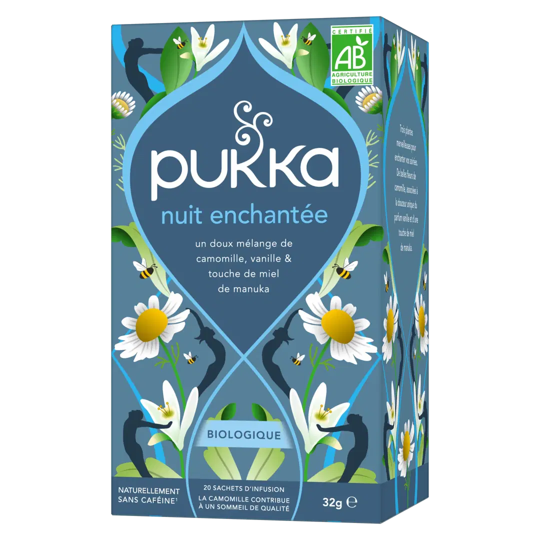 Infusion nuit enchantée camomille et vanille bio x 20