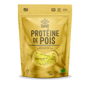Protéines de pois jaunes bio