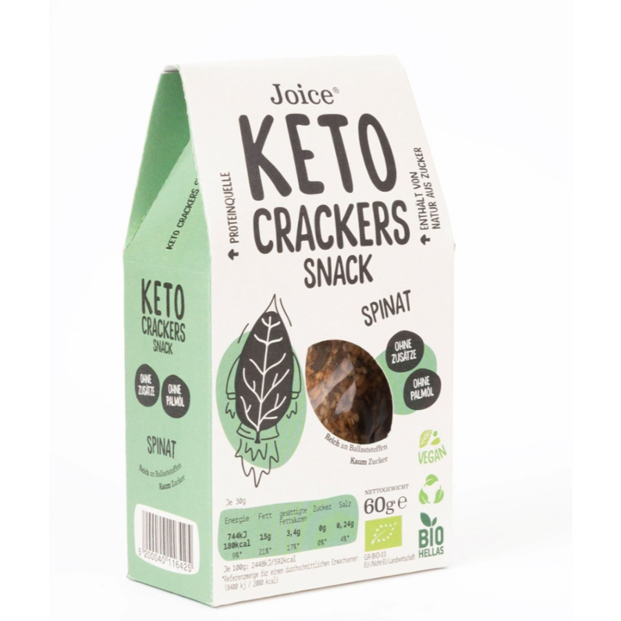 Bio Keto Cracker Spinat