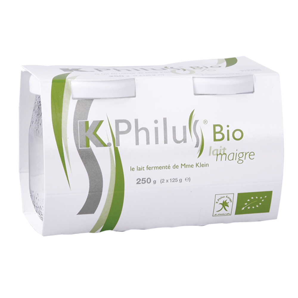 Lait fermenté au lait écrémé ferme 0% MG bio K-Philus