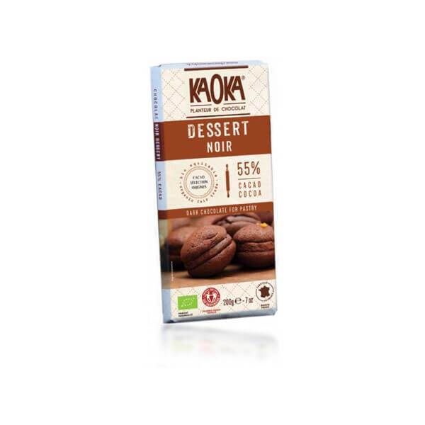 Chocolat Noir Dessert "Pâtissier" 55% De Cacao Bio et Équitable