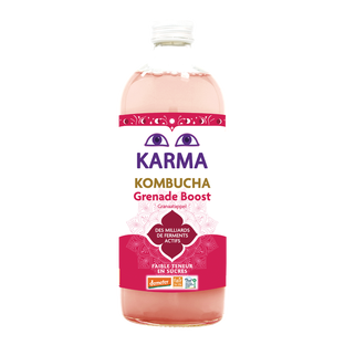 Kombucha à la grenade bio et équitable