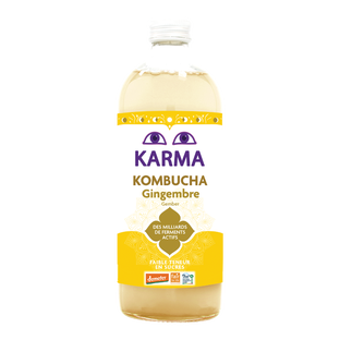 Kombucha au gingembre bio et équitable