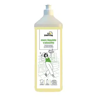 Liquide vaisselle concentré verveine certifié Ecodétergent - 1L