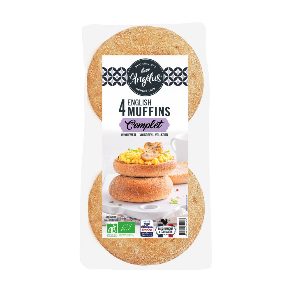 English muffins complet bio 4x60g