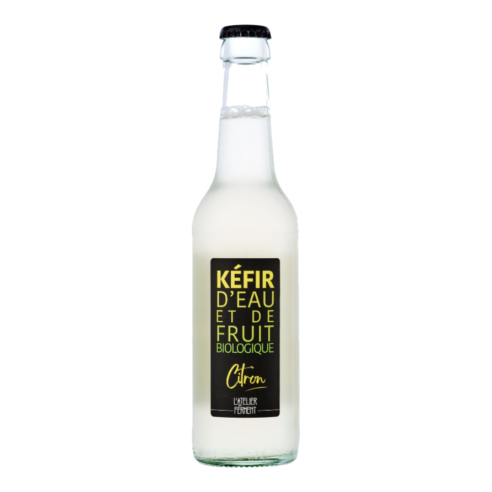 Kéfir d'eau et de fruit citron bio