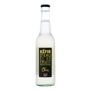 Kéfir d'eau et de fruit citron bio