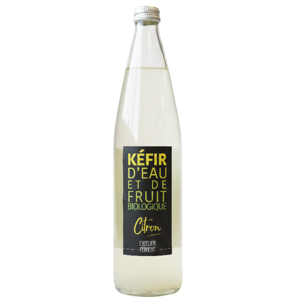 Kéfir d'eau et de fruit citron bio