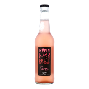 Kéfir d'eau et de fruits sureau hibiscus bio