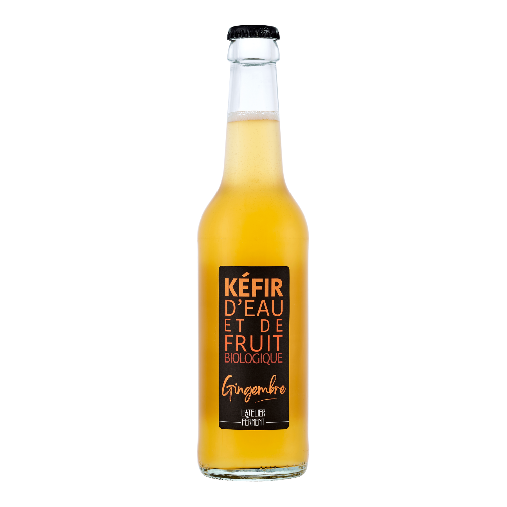 Kéfir d'Eau et de Fruit Gingembre Bio