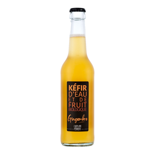 Kéfir d'eau et de fruits gingembre bio