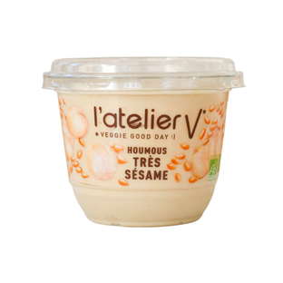 Houmous de pois chiche et sésame bio