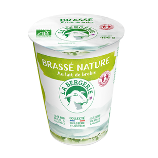Yaourt Brassé Nature au Lait de Brebis Bio