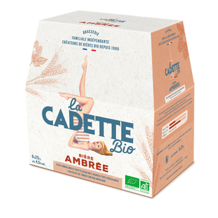 Bière Ambrée 4,5% Alc.Bio - 6x25cl