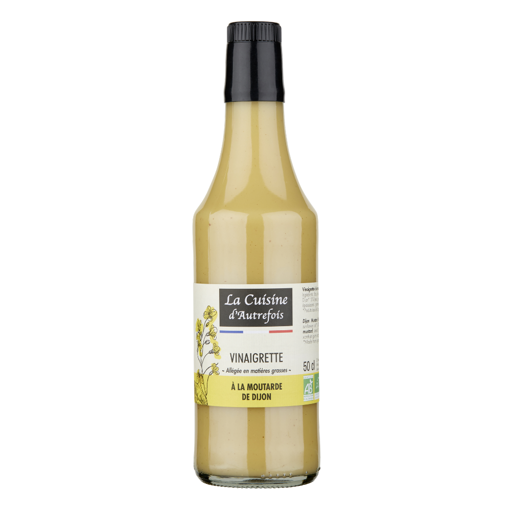 Vinaigrette allégée à la moutarde de Dijon bio