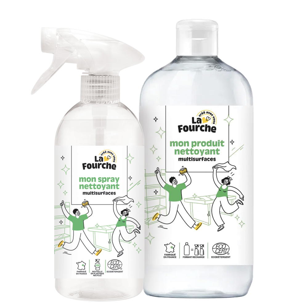 3 mois de spray nettoyant multisurfaces certifié Ecodétergent