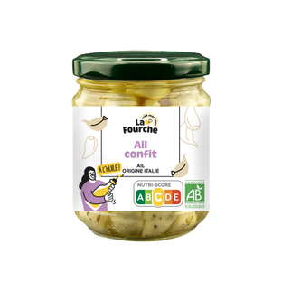 Ail confit à l'huile bio