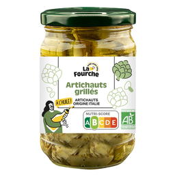 Artichauts grillés à l'huile bio - 280g