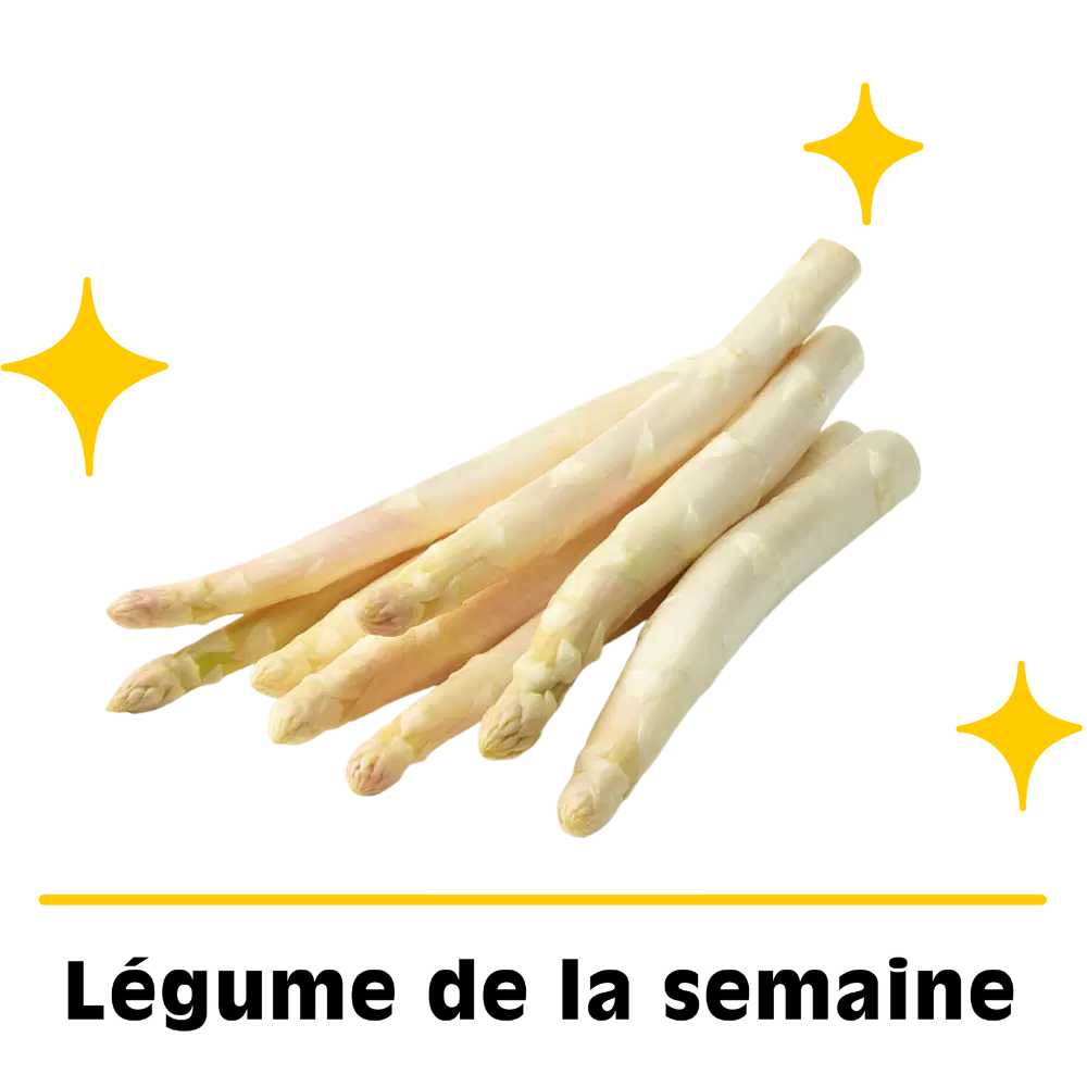 Asperges blanches bio origine France