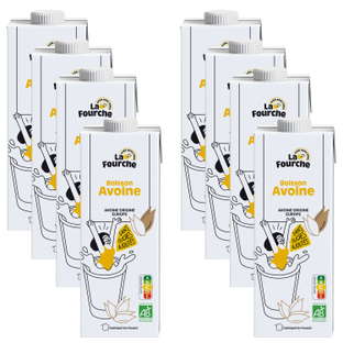 Boisson avoine bio - 8x1L