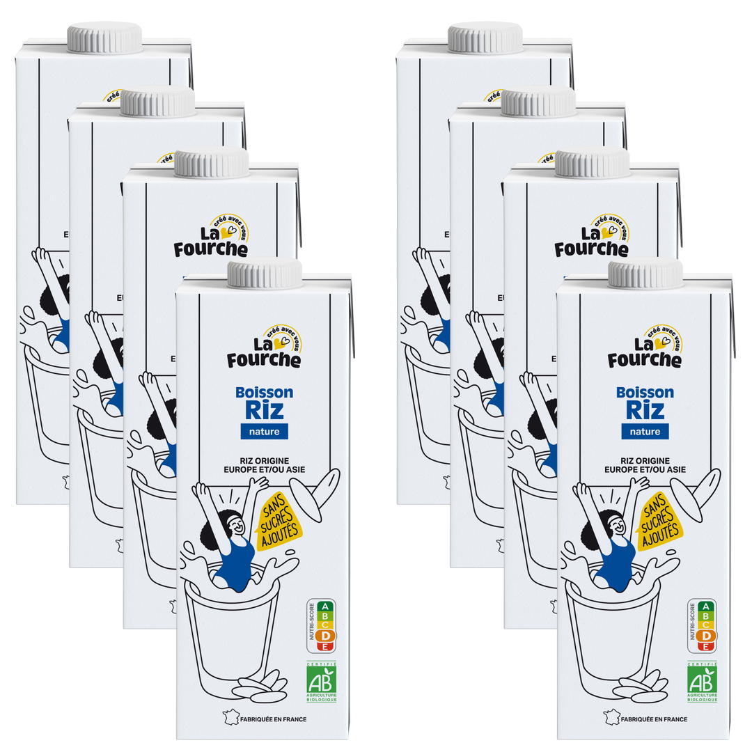 Boisson riz bio - 8x1L