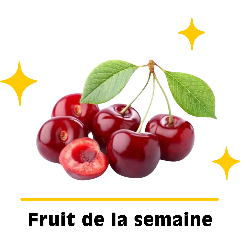 Cerises bio origine France