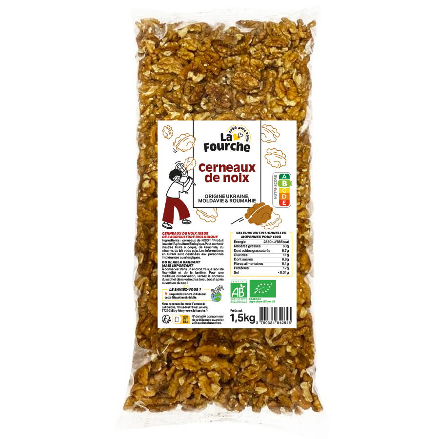 Cerneaux de noix bio