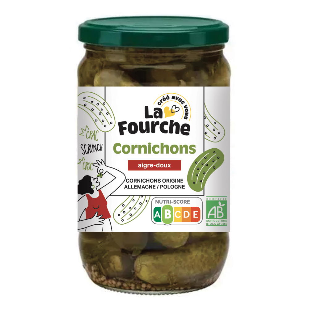 Cornichons AigreDoux Bio