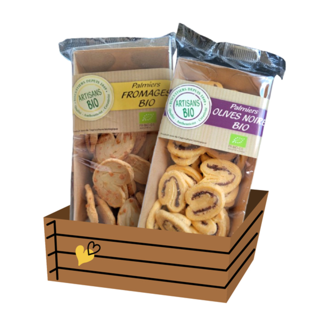 Duo de palmiers apéro bio