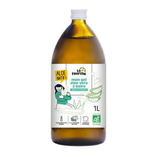 Gel d'aloe vera à boire natif bio