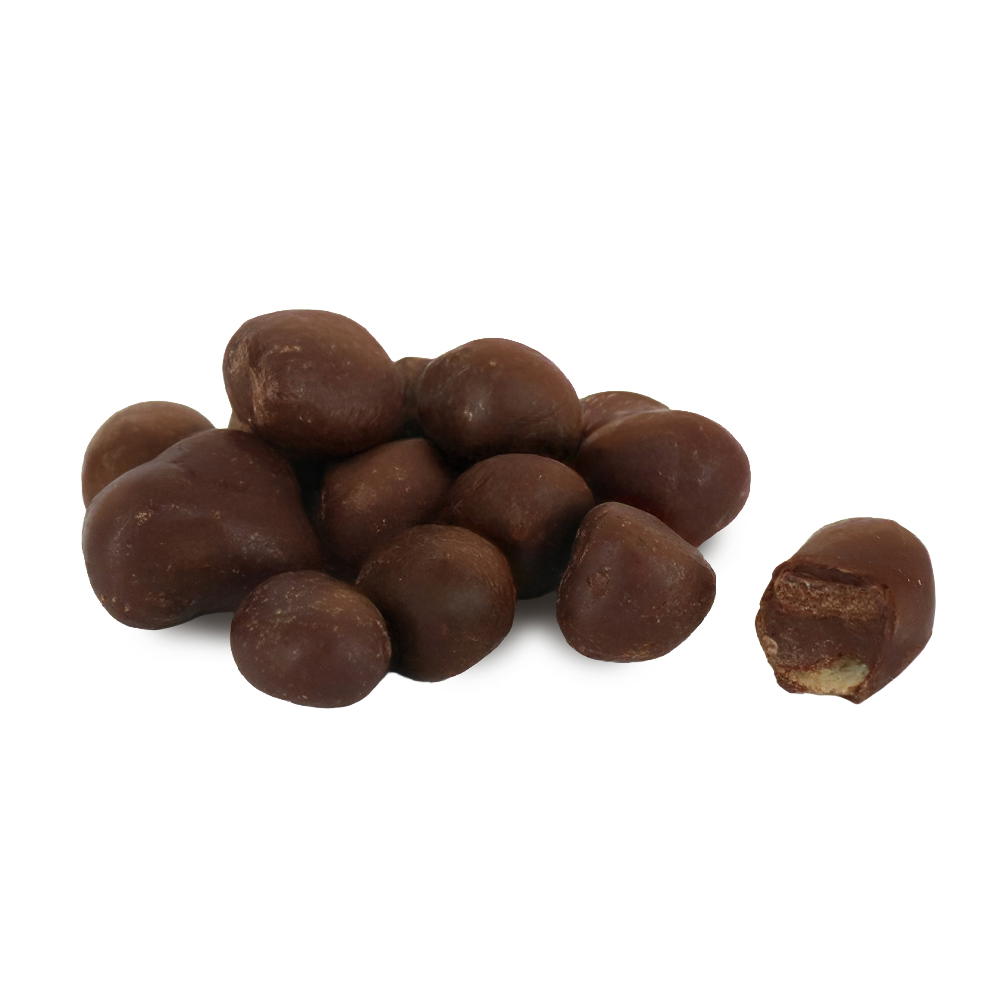 Gingembre confit enrobé de chocolat bio en sachet kraft