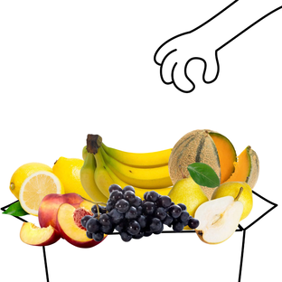 Grand panier de fruits bio - 4 à 5 personnes