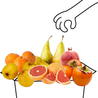 Grand panier de fruits bio - 4 à 5 personnes