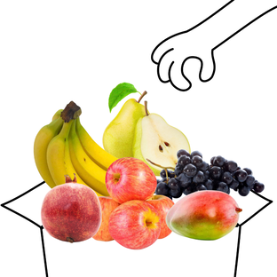 Grand Panier de Fruits Bio - 4 à 5 personnes