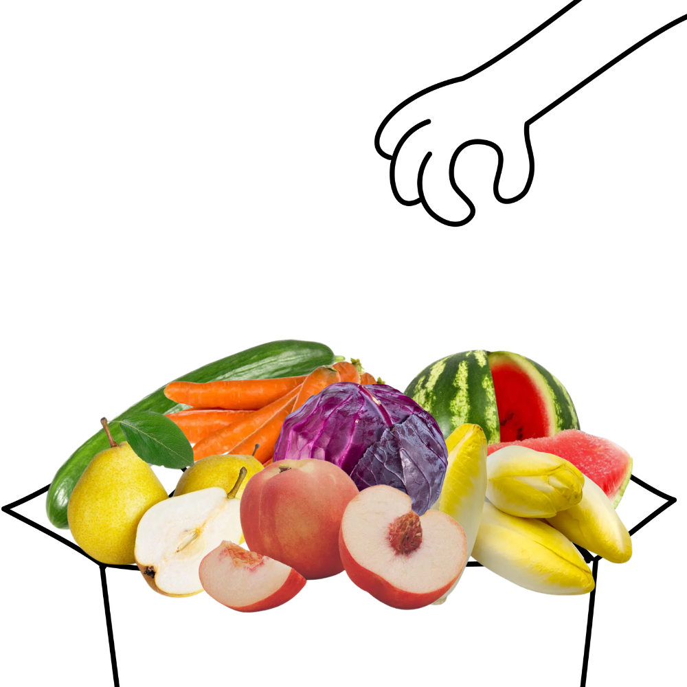 Grand panier de fruits et légumes bio - 3 à 4 personnes