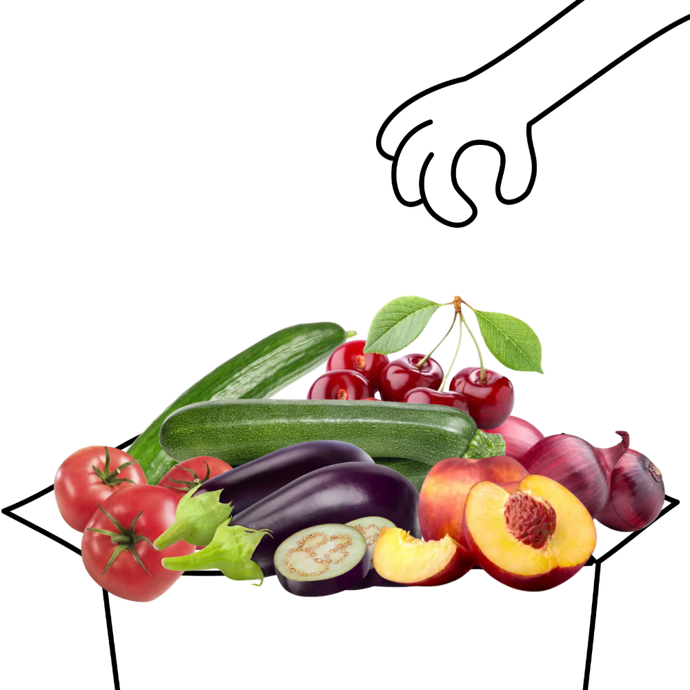 Grand panier de fruits et légumes bio - 3 à 4 personnes