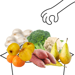 Grand panier de fruits et légumes bio - 3 à 4 personnes