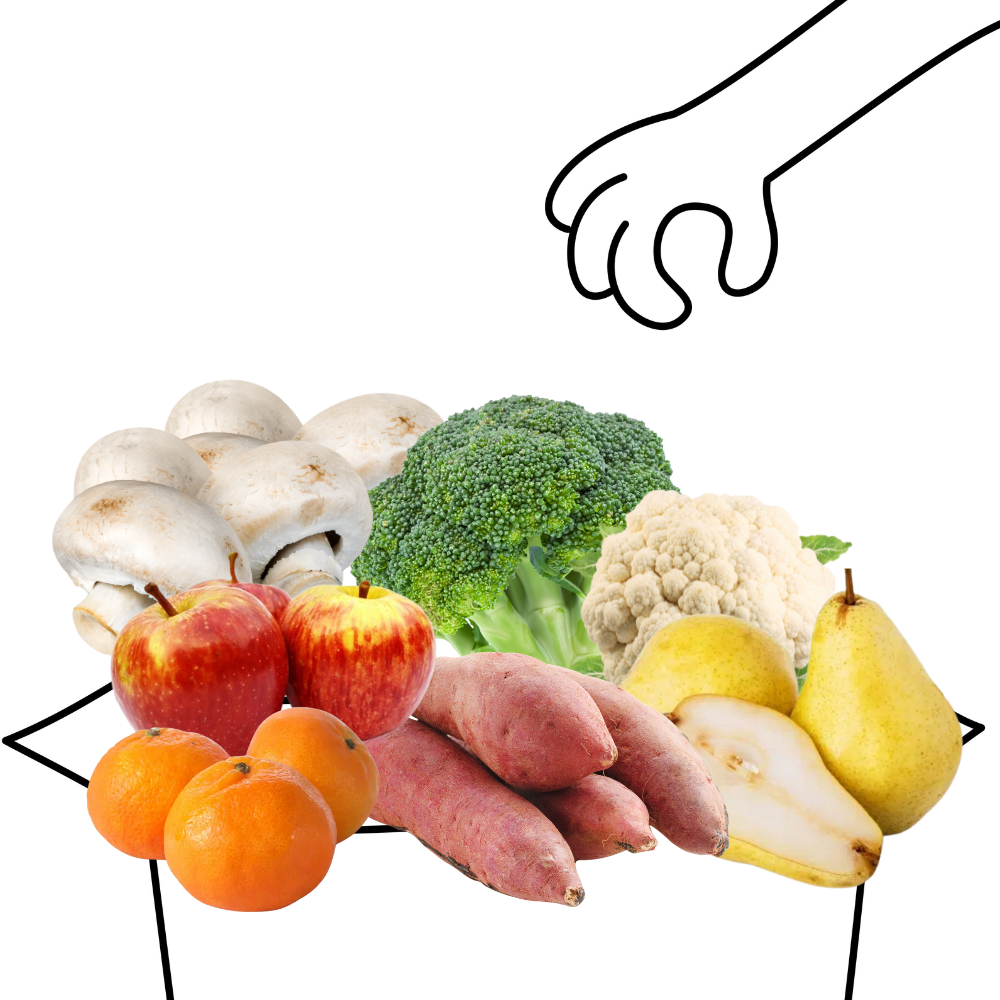 Grand panier de fruits et légumes bio - 3 à 4 personnes