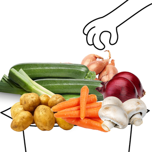 Grand Panier de Légumes Bio - 4 à 5 personnes