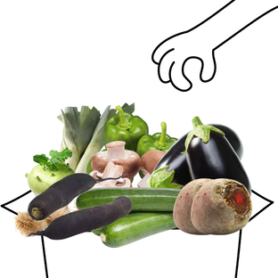 Grand panier de légumes bio - 4 à 5 personnes