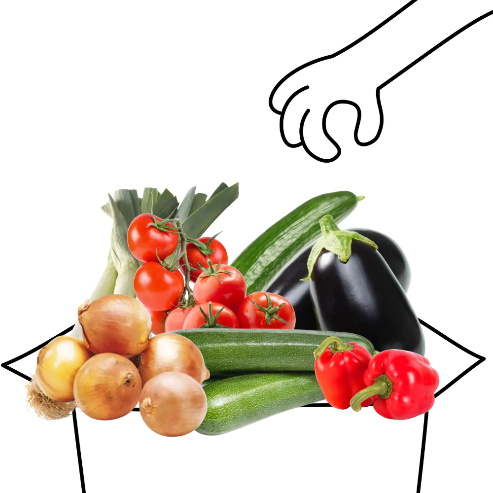Grand panier de légumes bio - 4 à 5 personnes