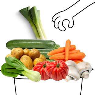 Grand Panier de Légumes Bio - 4 à 5 personnes
