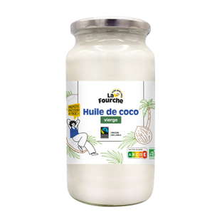 Huile de coco vierge bio et équitable