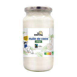 Huile de coco vierge bio et équitable