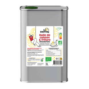 Huile de cuisson friture bio - 3L