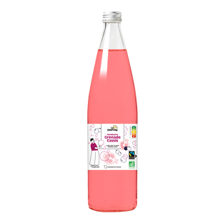 Kombucha grenade cassis bio et équitable